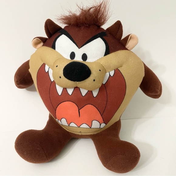 Looney Tunes Tasmanian Devil Stuffed Animal Plush Figure Toy 9” Taz - Picture 1 of 16